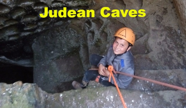 Rappelling in Israel - Judean Caves