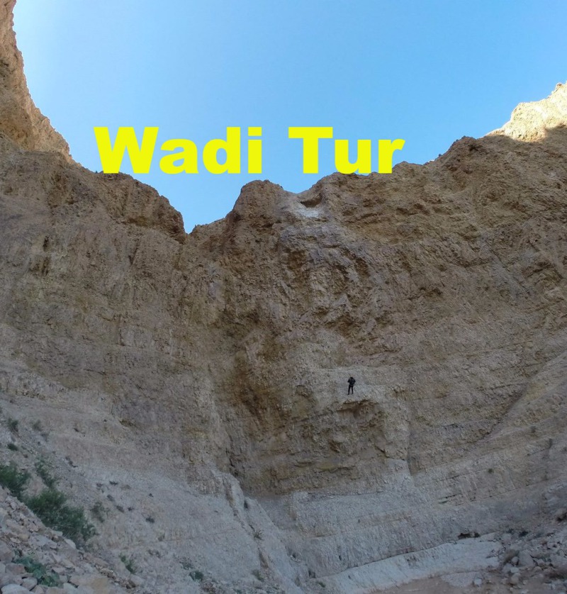 Rappelling in Israel - Wadi Tur - Nachal Tur