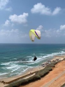 paragliding in israel